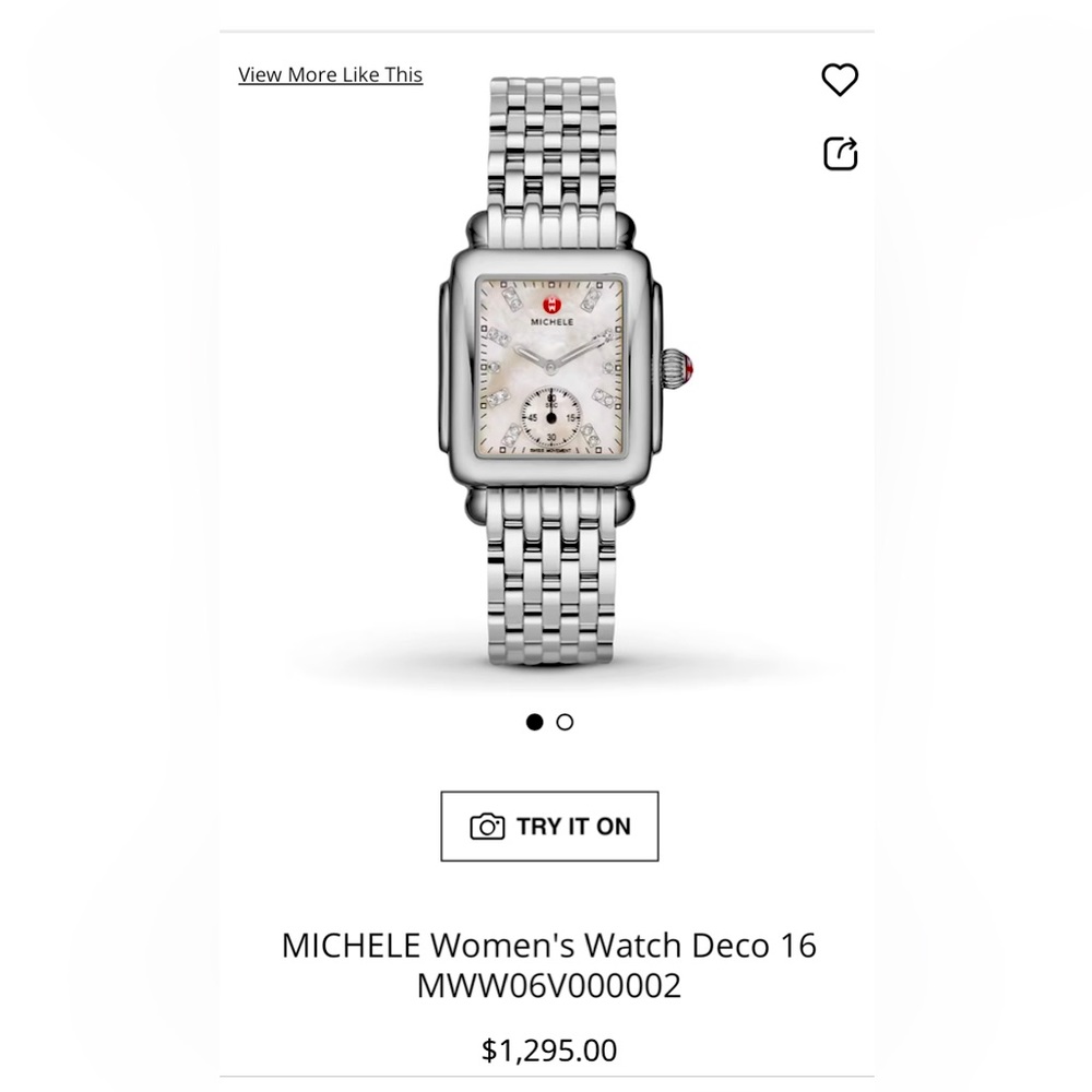 Michele watch 29MM deco 16